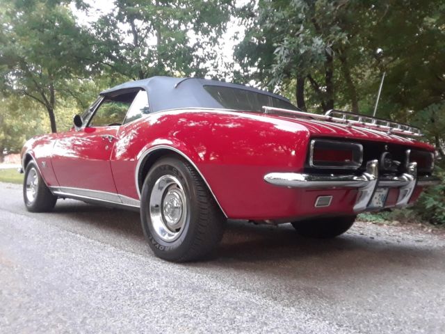 1967 RED Chevrolet Camaro Convertible