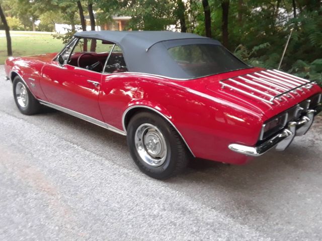 1967 RED Chevrolet Camaro Convertible