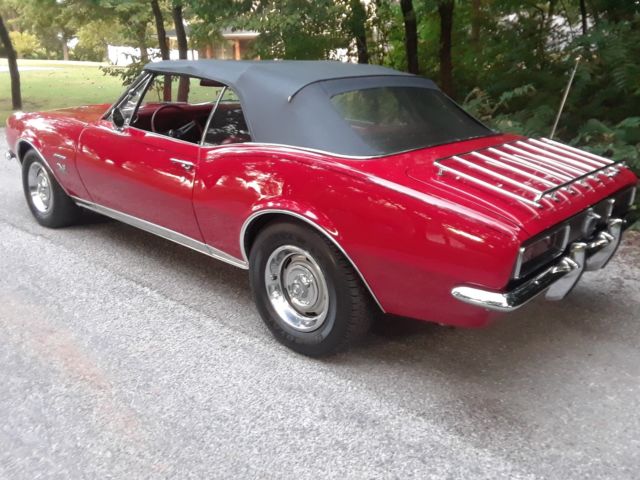 1967 RED Chevrolet Camaro Convertible