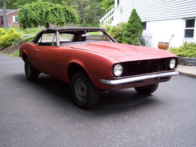 1967 Red Chevrolet Camaro