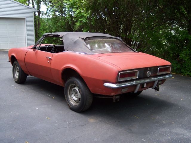 1967 Red Chevrolet Camaro
