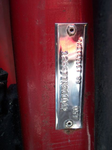 1967 Red Chevrolet Camaro