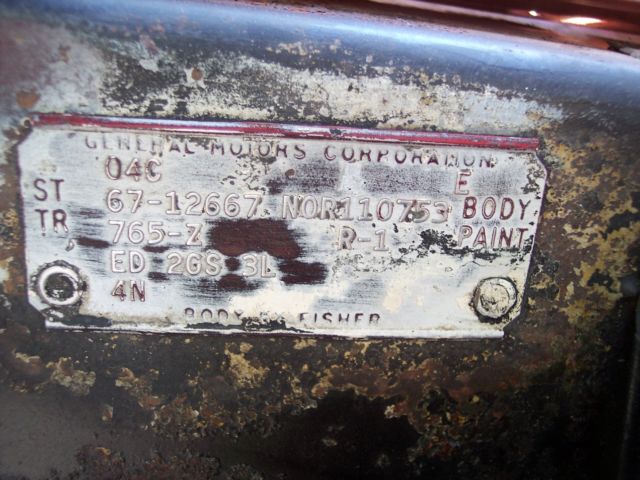 1967 Red Chevrolet Camaro