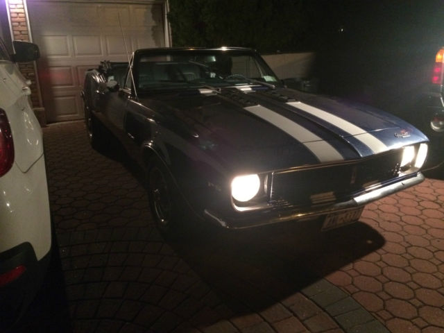 1967 Blue Chevrolet Camaro Convertible