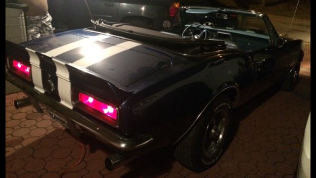 1967 Blue Chevrolet Camaro Convertible