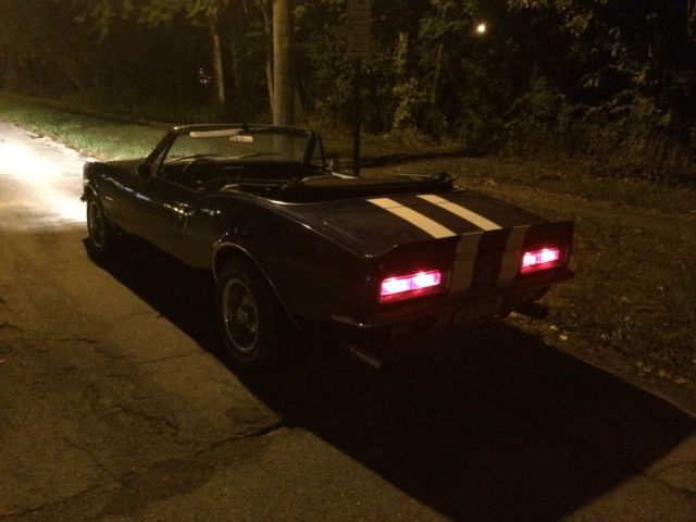 1967 Blue Chevrolet Camaro Convertible