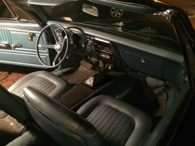 1967 Blue Chevrolet Camaro Convertible