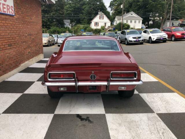 1967 Burgundy Chevrolet Camaro Coupe