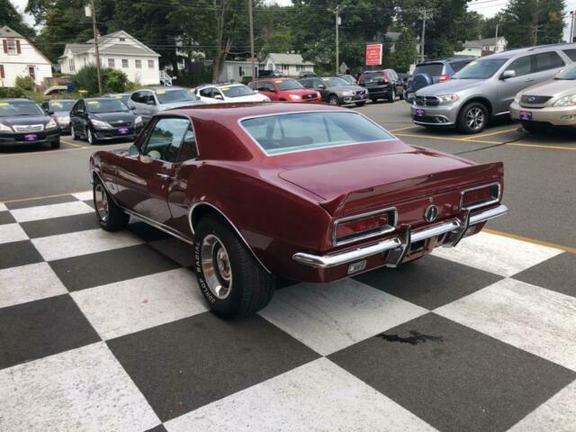 1967 Burgundy Chevrolet Camaro Coupe