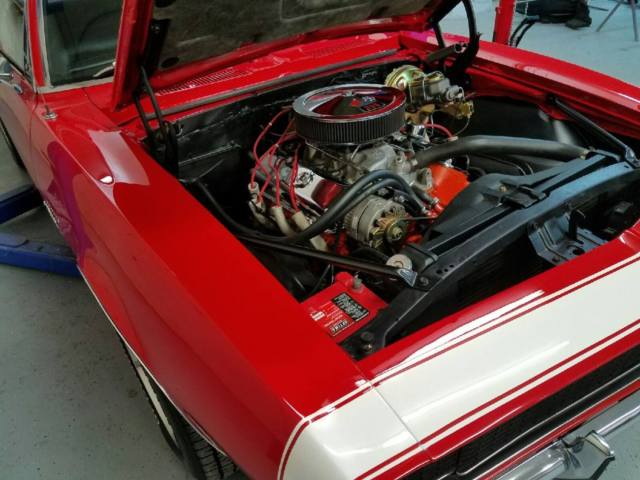 1967 Red Chevrolet Camaro Coupe