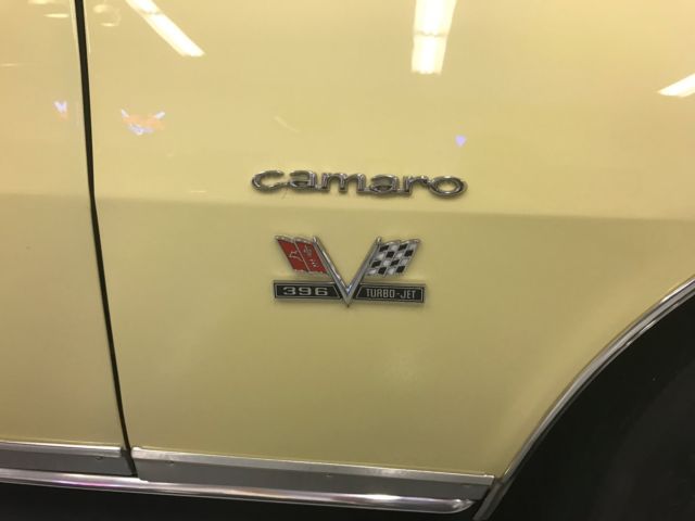1967 Yellow Chevrolet Camaro