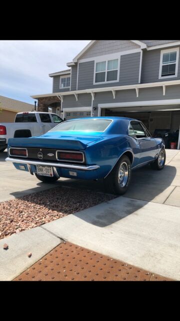 1967 Blue Chevrolet Camaro Coupe