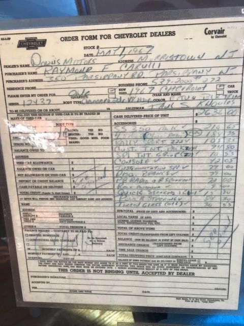 1967 Teal Chevrolet Camaro Coupe