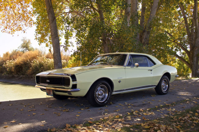 1967 Butternut Yello Chevrolet Camaro Coupe