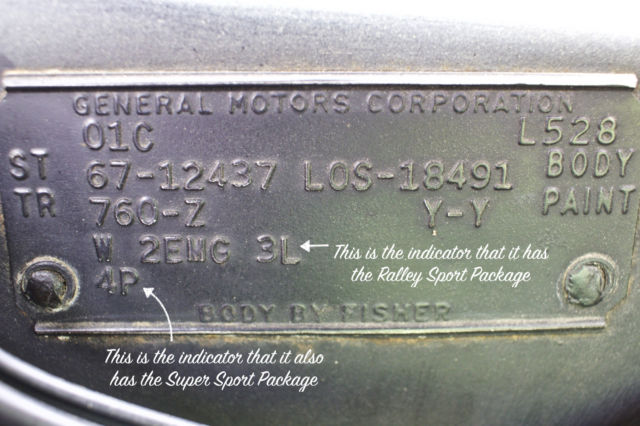 1967 Butternut Yello Chevrolet Camaro Coupe