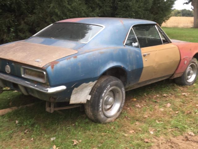 1967 Blue Chevrolet Camaro Coupe
