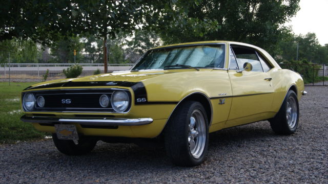 1967 Yellow and Black Chevrolet Camaro