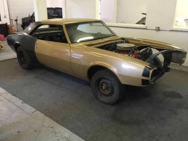 1967 Gold Chevrolet Camaro