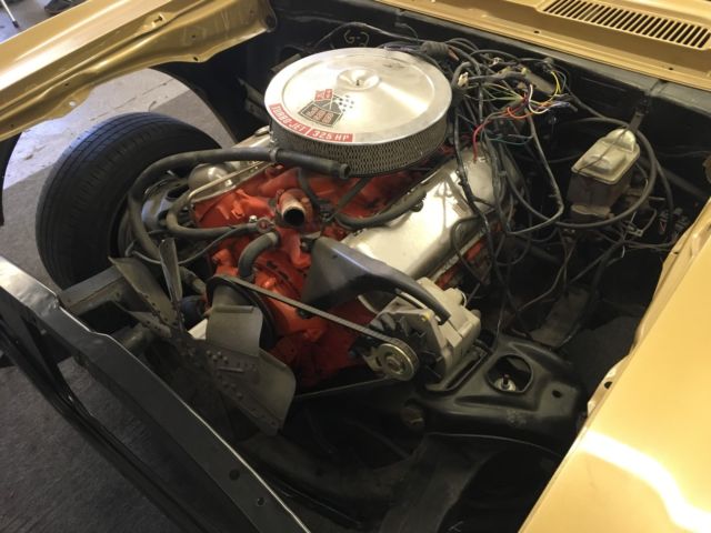 1967 Gold Chevrolet Camaro