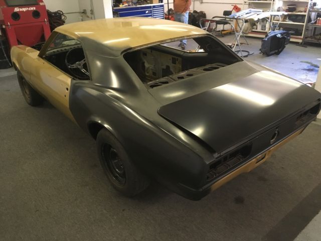 1967 Gold Chevrolet Camaro