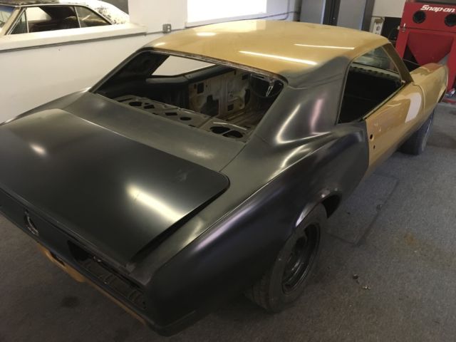 1967 Gold Chevrolet Camaro