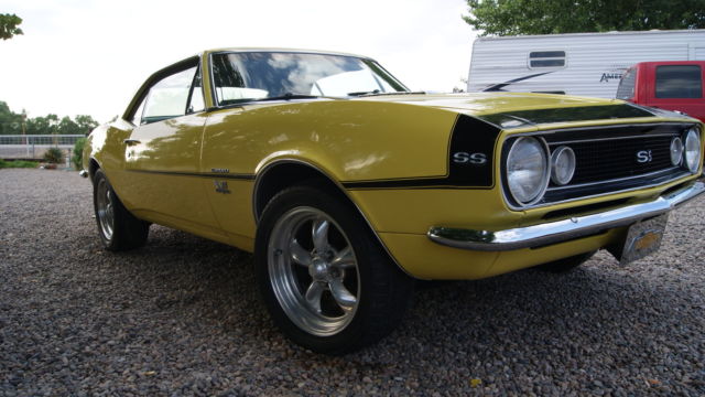 1967 Yellow and Black Chevrolet Camaro