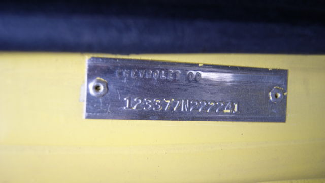 1967 Yellow and Black Chevrolet Camaro