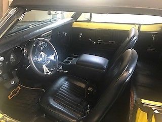 1967 Yellow Chevrolet Camaro Convertible