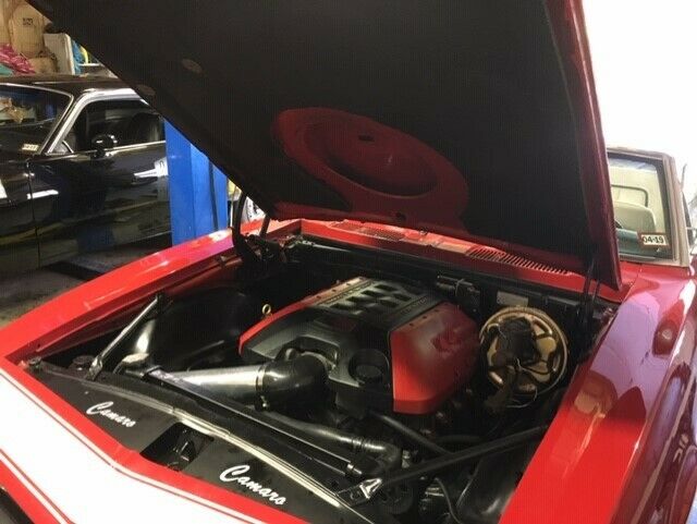 1967 Red Chevrolet Camaro Convertible