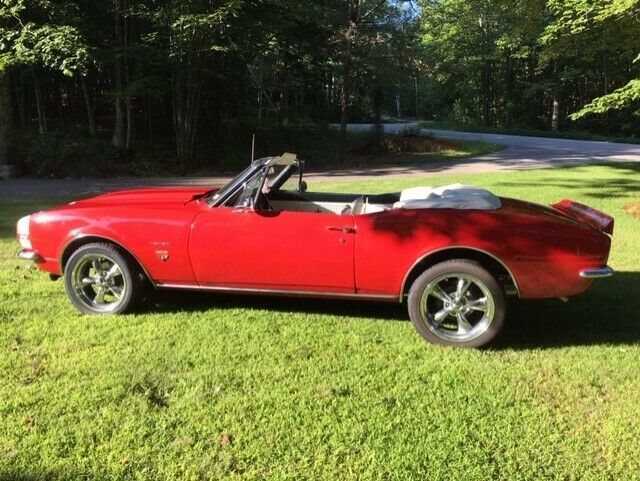 1967 Red Chevrolet Camaro Convertible