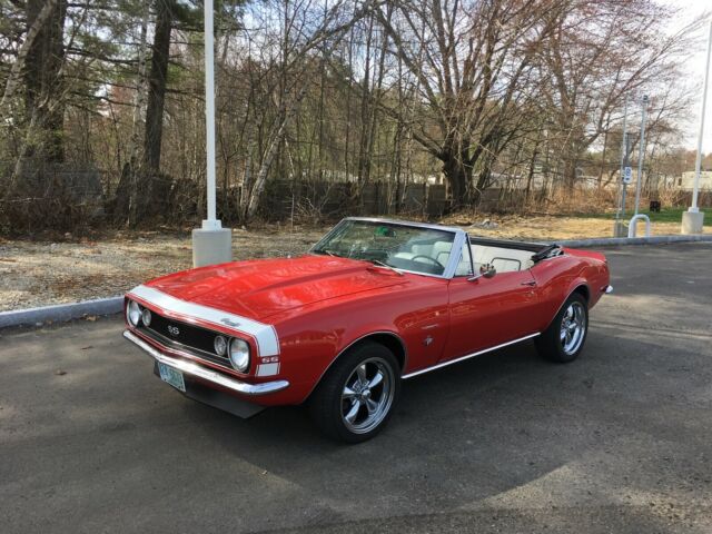 1967 Red Chevrolet Camaro Convertible
