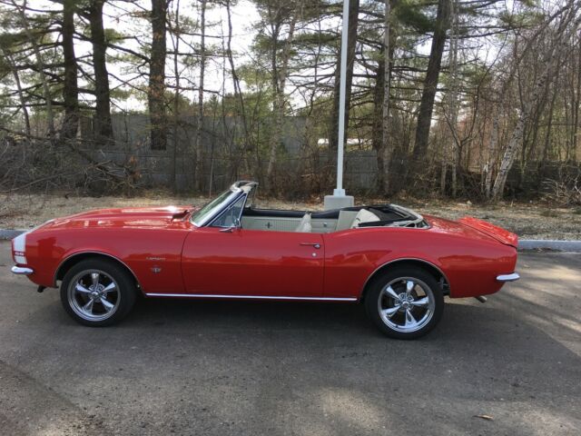 1967 Red Chevrolet Camaro Convertible