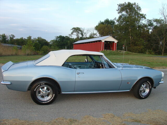 1967 Blue Chevrolet Camaro Convertible