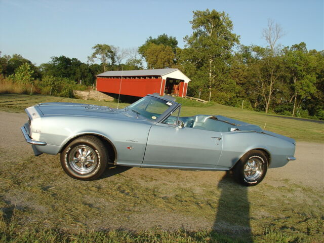 1967 Blue Chevrolet Camaro Convertible