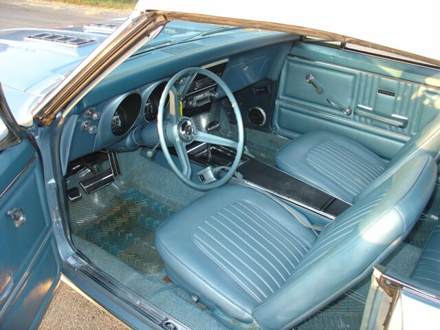 1967 Blue Chevrolet Camaro Convertible