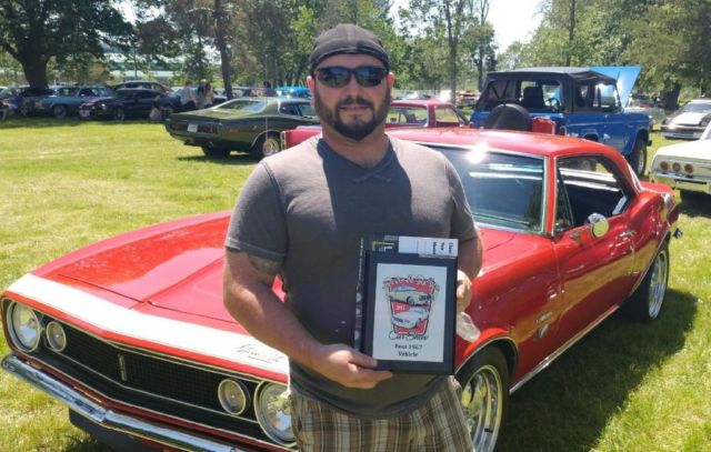 1967 Red Chevrolet Camaro