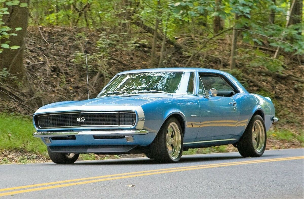 1967 Blue Chevrolet Camaro Coupe
