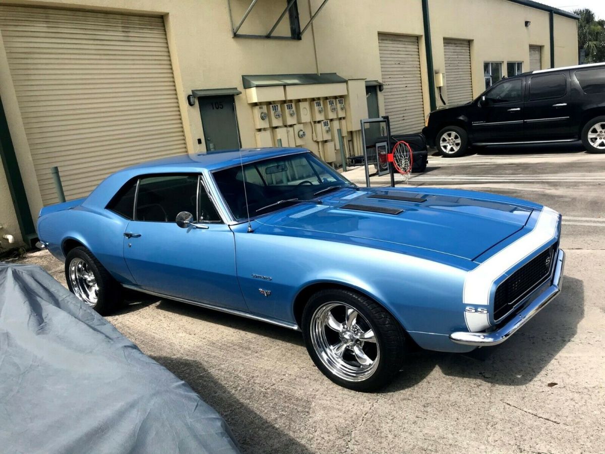 1967 Blue Chevrolet Camaro Coupe