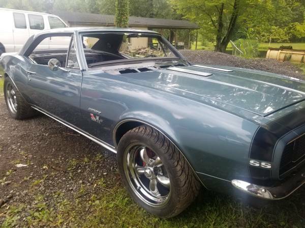 1967 Blue Chevrolet Camaro Coupe