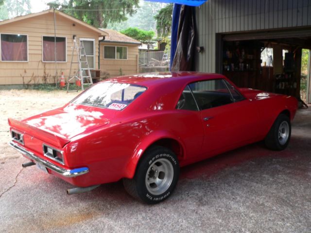 1967 Red Chevrolet Camaro Coupe