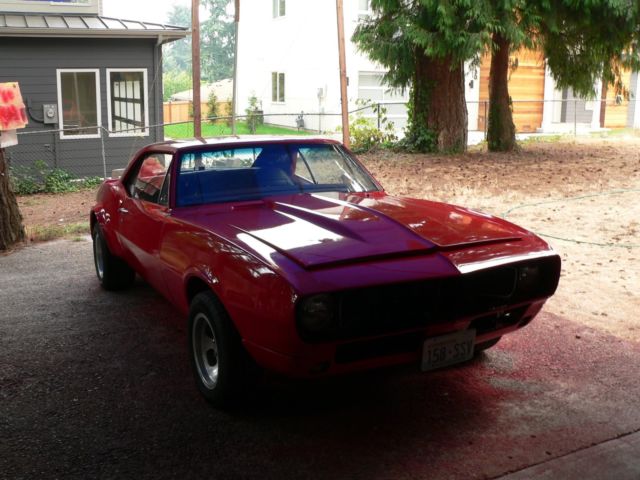 1967 Red Chevrolet Camaro Coupe