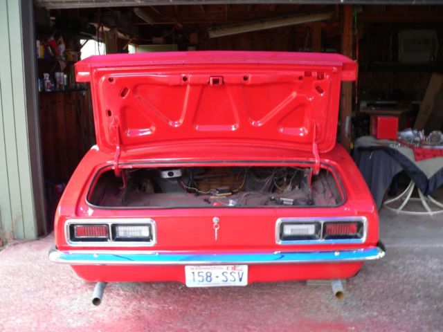1967 Red Chevrolet Camaro Coupe