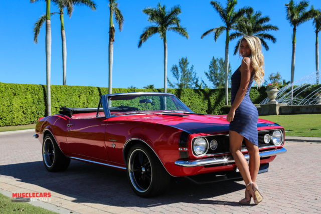 1967 Red Chevrolet Camaro Convertible