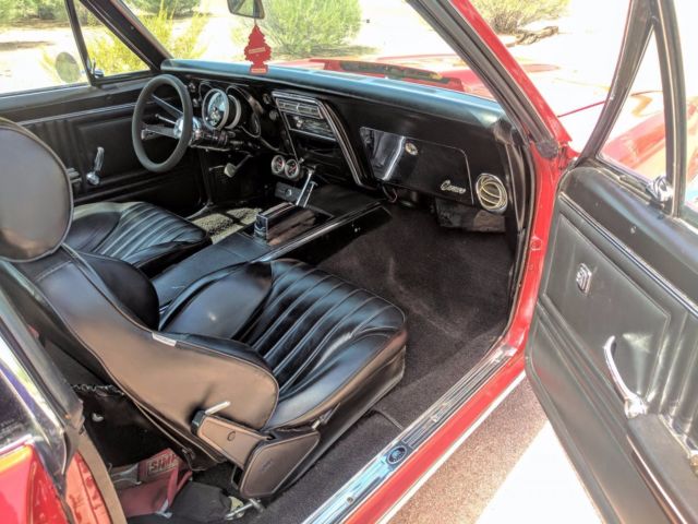 1967 Red Chevrolet Camaro Coupe