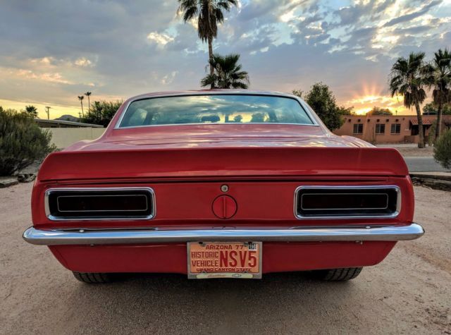 1967 Red Chevrolet Camaro Coupe