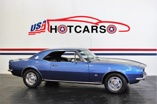 1967 Blue Chevrolet Camaro --
