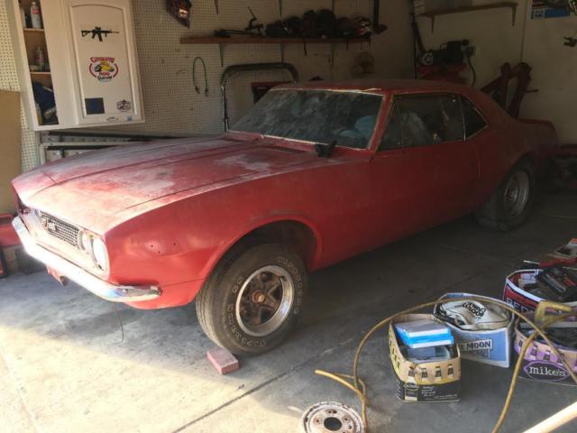 1967 Red Chevrolet Camaro Coupe
