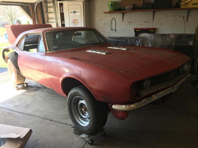 1967 Red Chevrolet Camaro Coupe