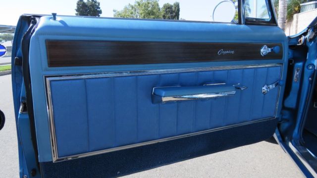 1967 Blue Chevrolet Capriceold Coupe