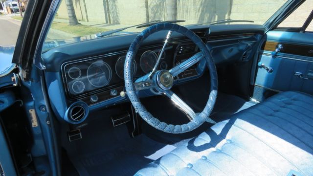 1967 Blue Chevrolet Capriceold Coupe